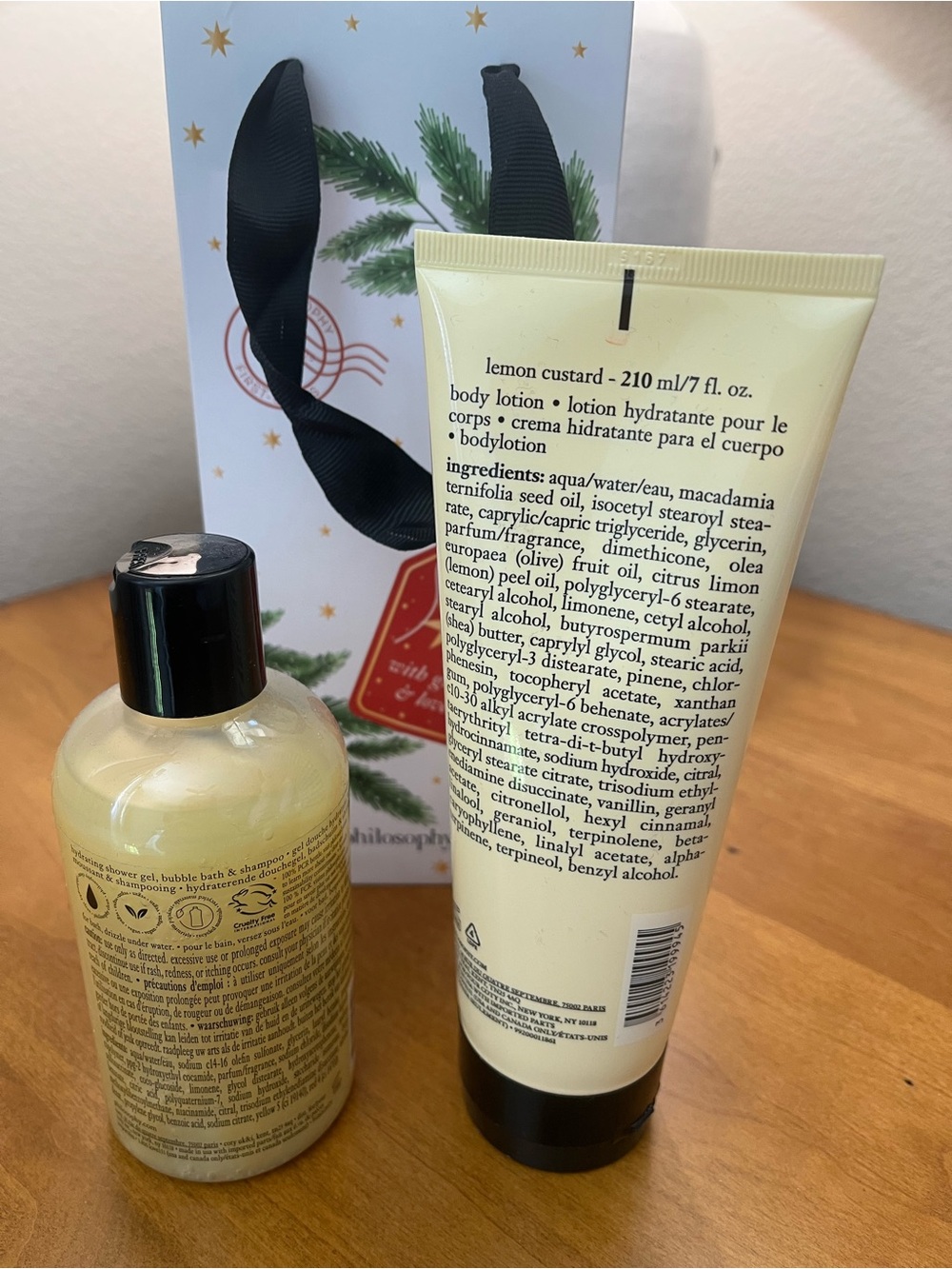 Philosophy Lemon Custard Body Lotion & Shower Gel - Picture 2 of 3